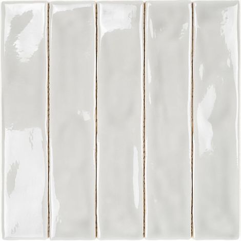 Carrelage Mur Ceramic Connection Grey Brillante 5x25 cm