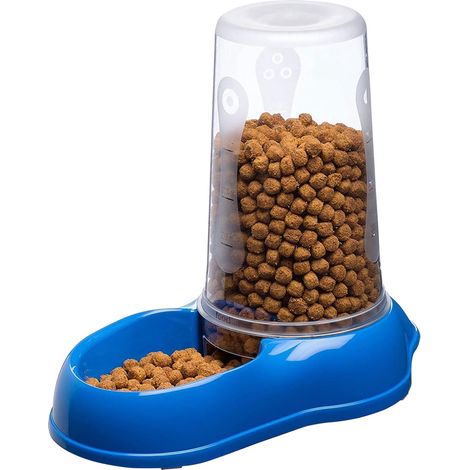 CIOTOLA FUNZIONE ACQUA/CIBO CON RISERVA 'AZIMUT' cm 16,5 x 25 x h 24,5 - lt 1,5- 6 pezzi  - FERPLAST