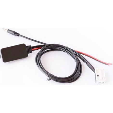 Compatible avec les autoradios Peugeot Citroën C2, C4, C5 et RD4 : câble audio Bluetooth et adaptateur AUX 3,5 mm
