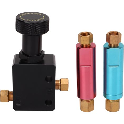 Valvola di dosaggio del freno in linea regolabile con kit di pressione residua da 2 lb e 10 lb, accessori universali 260-8419. (1/4)
