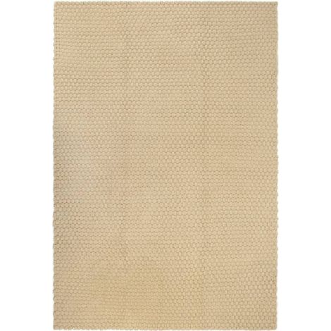 Teppich Rechteckig Natur 160x230 cm Baumwolle