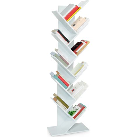 Libreria ad albero 10 livelli bianco TEA (1/5)