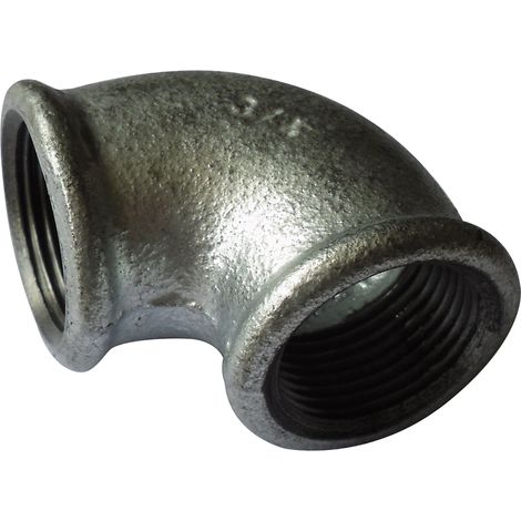 Coude fonte galva 90° F 15X21