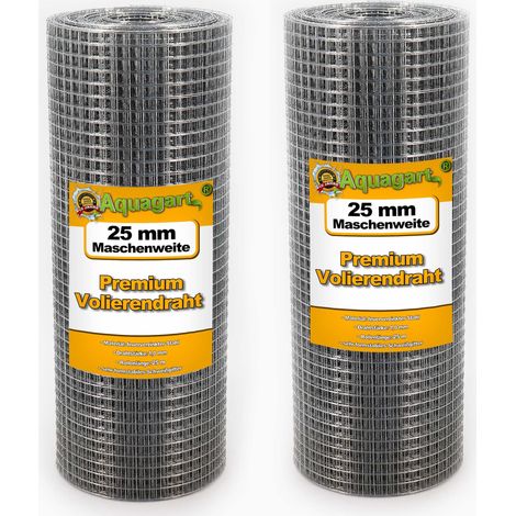 200m x 0,5m Volierendraht Drahtgitter Schweissgitter Drahtzaun Drahtgeflecht