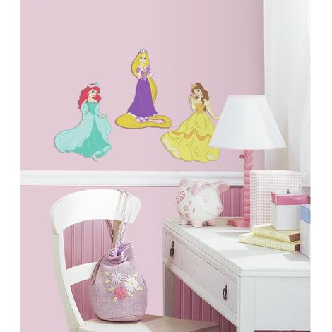 DISNEY PRINCESSES - Stickers repositionnables les Princesses Disney en relief 3D (1/3)