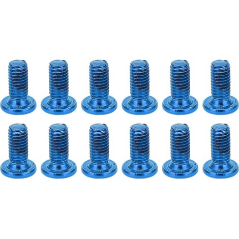 BOLANY Lot de 12 vis de fixation pour disque de frein de VTT en acier allié (1/5)