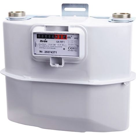 Gurtner – Compteur gaz basse pression TYPE G6 10m3/h DN32 – Compteur à membranes étanche IP65 – Totalisateur mécanique pour volumes mesurés