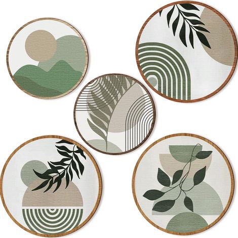 decoraciones de pared, madera, geométricas, florales, 25 cm, 20 cm, sala de estar, dormitorio (1/5)