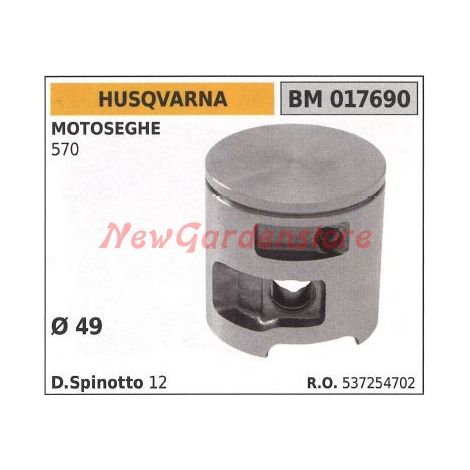 Piston de tronçonneuse 570 Ø 49mm HUSQVARNA 017690