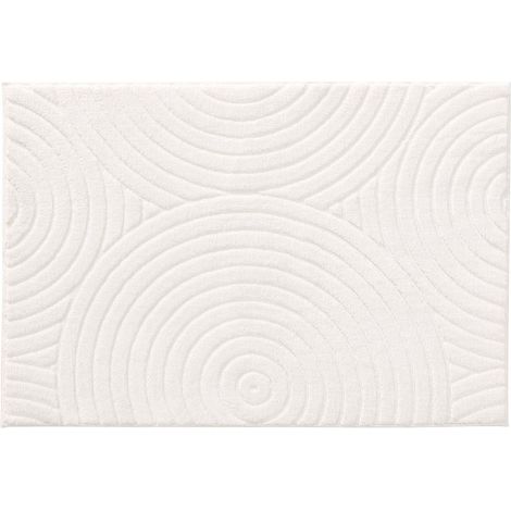 Tapis Déco Relief "Lazio" 60x90cm Naturel