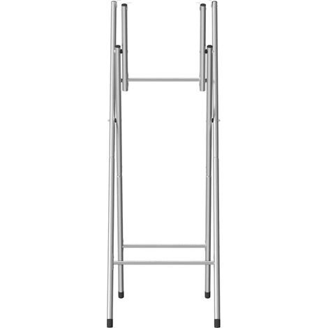 Pied de meuble,Pieds de table de bar pliables Argenté 45x53x108 cm CFW10441 (1/5)