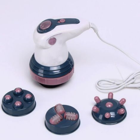Appareil de massage électrique anti-cellulite, masseur 4 en 1, raffermissant et anti-cellulite pour le cou, les épaules, la taille, le ventre, les jambes et les fesses (A) (1/5)