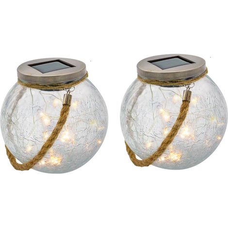 Conjunto de 2 esferas solares H13CM CRACK