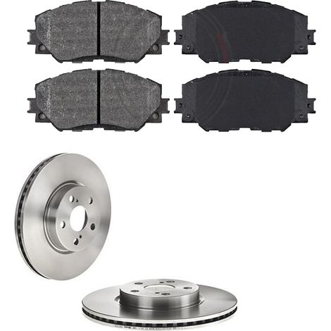 KIT FRENI ANTERIORI compatibile con TOYOTA VERSO S (P12) - DISCHI + PASTIGLIE OEM: P 83 082 / 18060 /SOSTITUZIONE DIRETTA/BASSA POLVERE/SILENZIOSO (1/5)