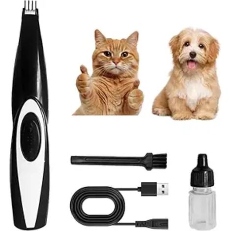 Filiyano-Tondeuse à poils électrique pour animaux de compagnie /EA/, rechargeable par USB, sans fil, petite tondeuse pour chiens et chats, soins des (1/2)