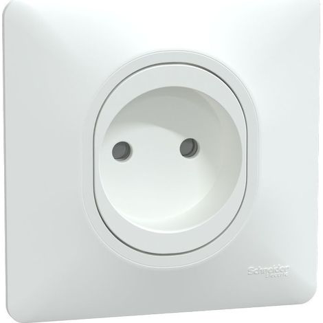 Schneider Electric – Prise à puits 2P 16A S321033 – Montage rapide avec griffes – Indice de protection IP21D – Pour installations électriques domestiques (1/5)