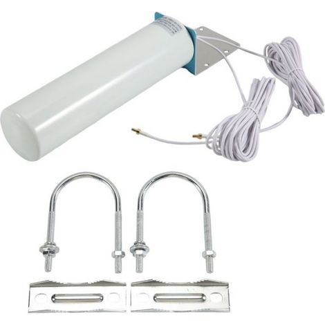 Antenne pour Modem Sans Fil 3G/4G avec Deux Connecteurs CRC9, Deux Câbles de 5 M, Antenne Externe Cylindrique pour Routeur (1/5)