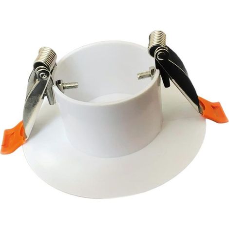 Plaque de recouvrement pour plafond, plaque de plafond pour trou rond, cache-trou mural en plastique, trou de 49 mm (1/5)