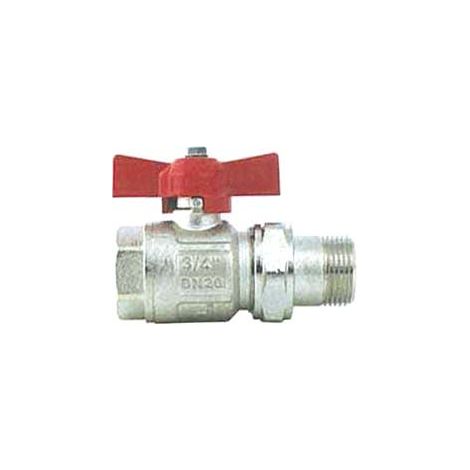 VALVOLA A SFERA M/F PER COLLETTORI MANIGLIA FARFALLA IDEAL ART.098- - MF 1/2 - pressione esercizio 50 bar - 4 pezzi ITAP