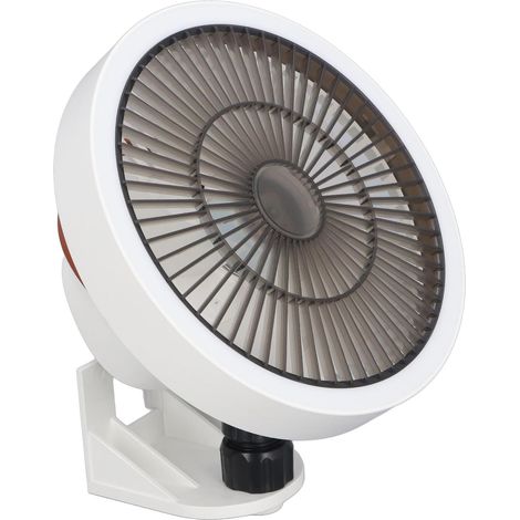 Ventilateur mural oscillant portable, blanc (1/4)