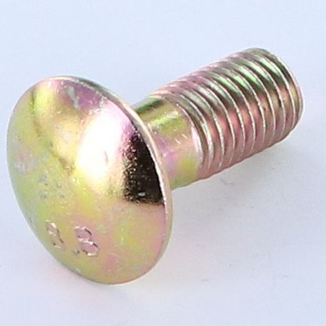 TRCC JAPY tête ronde collet carré M12X50 Collet bas Classe 8.8 Acier zingué 200 Heures brouillard salin sans - 1 pièce (1/2)