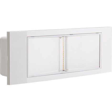 LED Emergency Light, Security Lighting for Tertiary Atmospheres, White Light 4000K, Versatile Installation, Battery Life 8h, Ideal for Black Out - Colour: White (1/5)