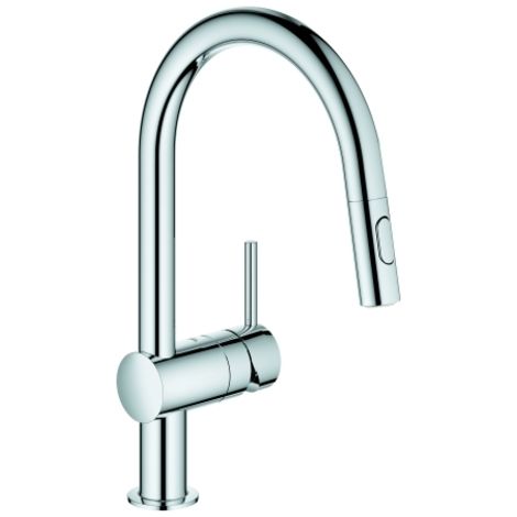 Mezclador monomando de fregadero GROHE Minta cromado (1/5)
