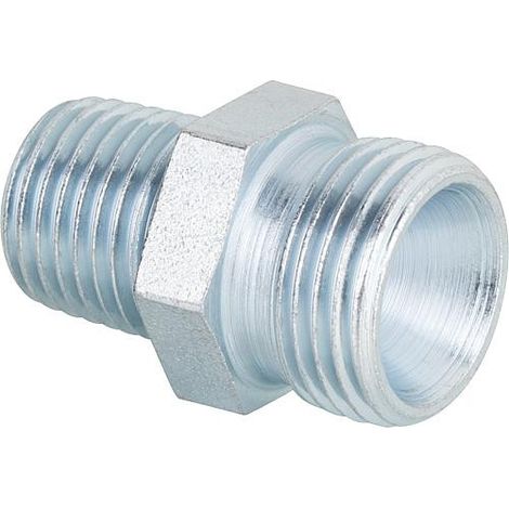 Nipple a visser NPT 1/4"(conique) x 3/8"