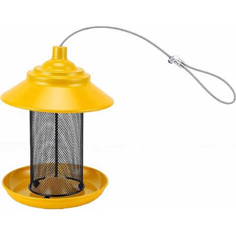 Mangeoire à pinsons pour l'extérieur, mangeoire à Oiseaux en Tube de métallique à l'épreuve des écureuils Suspendue (1/5)