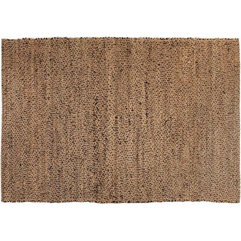 Tapis de Salon Rectangulaire Design Moderne Coloris Noir et Gris Anthracite 120 x 170 cm - PANGIVO (1/3)