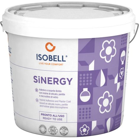 Isobell sinergy  adesivo/rasante minerale ai silicati 15 kg