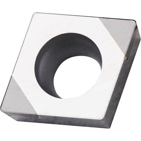 Drehwendeschneidplatte ISO CCGW 09T304S01020B:TB310 D.4,5mm Farbe Silber-Schwarz (1/2)