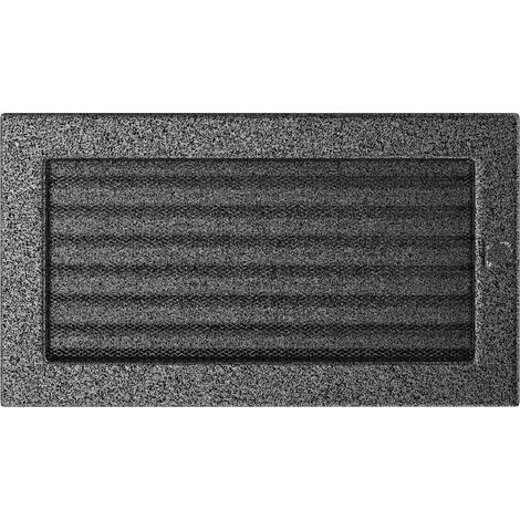 Vent Cover 17x30 black and silver with blinds (1/4)