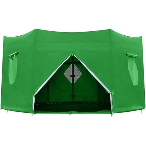 Trampolinzelt-Abdeckung 1,8/2,4/3/3,7/4,3 m – Trampolinzelt, Schutzhülle, atmungsaktiv, wasserdicht, für den Außenbereich, grün, 6 Fuß 6 Zoll (1/5)
