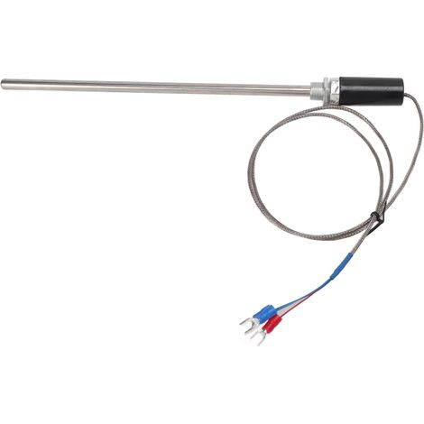 Sonde thermocouple PT100 M12 inox 200mm capteur température 0-400°C câble 1m (1/5)
