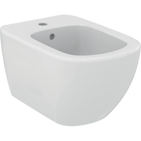 Ideal Standard Tesi bidet sospeso monoforo, con fissaggi nascosti, colore bianco T457001 (1/10)