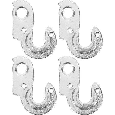 Lot de 4 pattes de dérailleur pour VTT - Crochet de rechange en alliage d'aluminium pour cadres de vélos de route et de course - Pièce de vélo pour un passage de vitesses fluide (1/4)