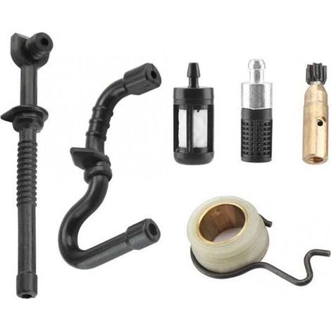Kit d'entretien de pompe à huile, engrenage à vis sans fin, tuyau de carburant et filtre pour tronçonneuse STIHL MS180 MS170 170 180 018 017 (1/4)