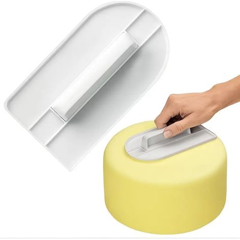 1 livellatore per superfici di torte, strumento per levigare e preparare con pasta di zucchero (confezione da 1) (1/5)