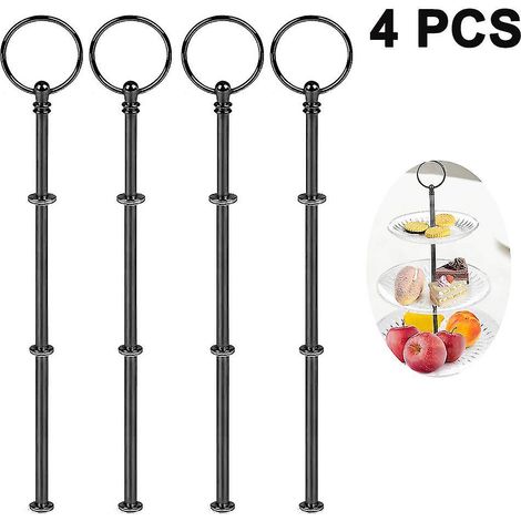 4 pièces Présentoir à gâteaux à 3 étages, quincaillerie pour plateau à étages (1/5)