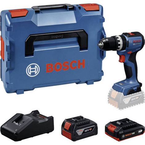 Perceuse-visseuse à percussion sans fil GSB 18V-52 Bosch, 1x 4.0 Ah au-dessous/ 1x 2.0 Ah et chargeur en L-BOXX (1/4)