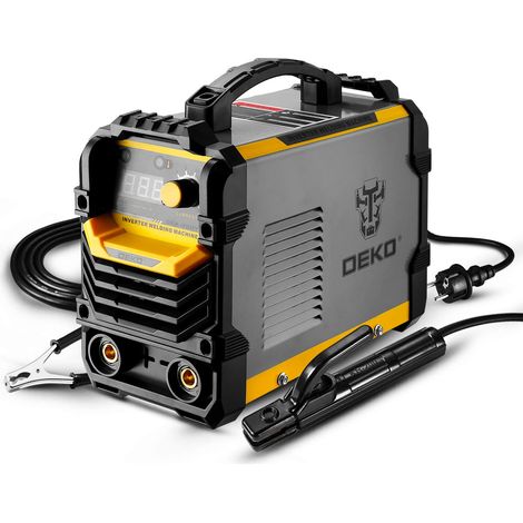 Soudeuse MMA 220 V, support d'électrode de Machine à souder ARC 200A, pince de travail, câble adaptateur d'alimentation (1/5)