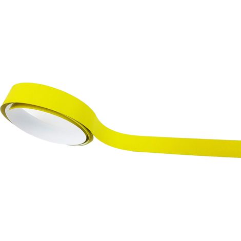 Stripes Adesive Fluo - Rifrangenti, Giallo, 25 mm x 1 mt, 1 Metro (1/4)