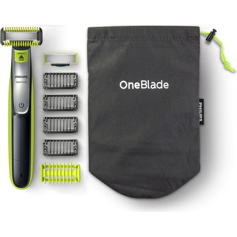 Philips Norelco OneBlade QP2630/30 Rasierer Anthrazit, Limette (1/5)