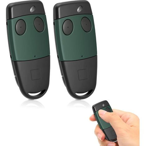 Telecommande Portail pour Cardin S449 QZ2, S449 QZ1, 433.92 MHz, 2 Canaux, TXQ4492P0, Télécommande de Portail pour Porte de Garage (2pcs) (1/5)