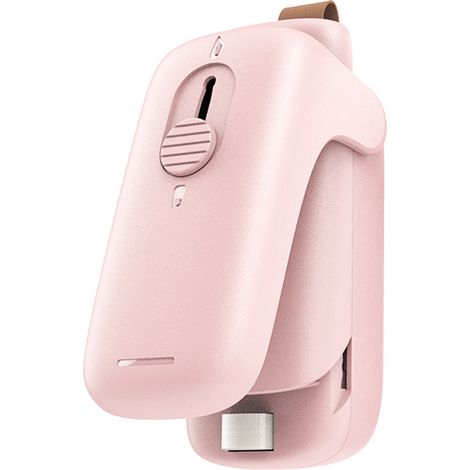 Lot de 2 mini scelleuses de sacs portables avec coupe-sac intégré, machine de soudure thermique pour sachets alimentaires (1/5)