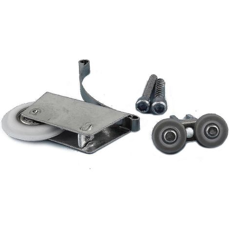 Roues de porte coulissante robustes et silencieuses - quincaillerie pour armoire (1/5)