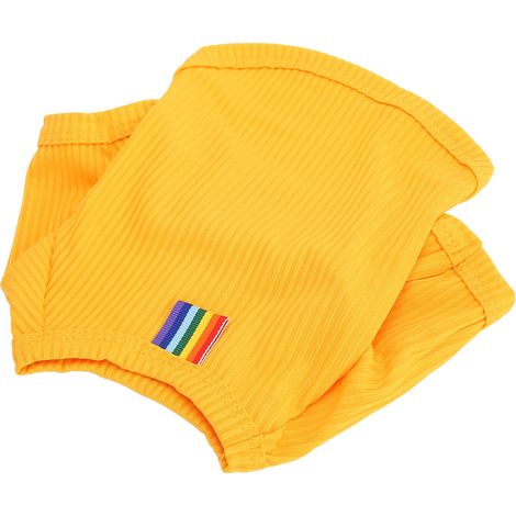 T-shirt pour chien en soie glacée respirante, gilet rafraîchissant pour petit animal de compagnie (chien/chat), printemps/été, orange, taille M (1/5)