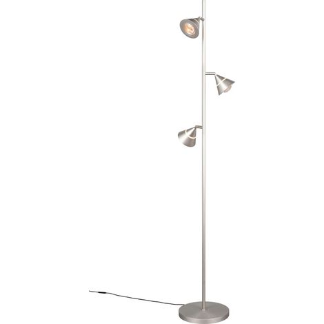 Lampadaire Romeo nickel - 437010307