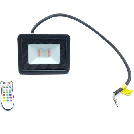 Faretto Led RGB IP65 da 20W con Telecomando per controllare vari dispositivi